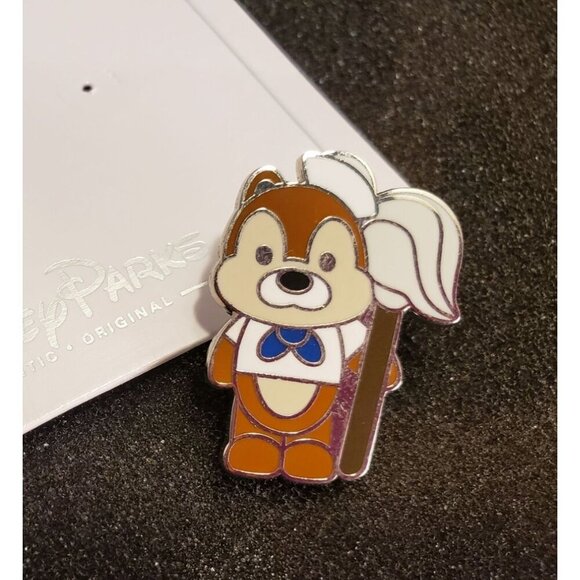 Disney Chip Trading Pin Chipmunk Sailor Hat Mop Lapel Pin Brooch Badge Jewelry - Picture 2 of 6